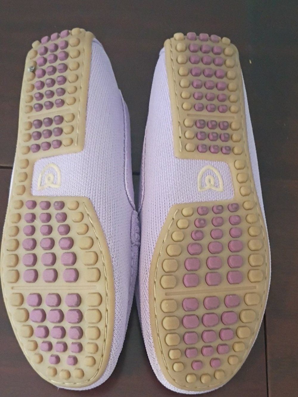 Rothy's Orchid Driver Canvas Slip-On Loafers. Size 6.5 - Picture 4 of 5